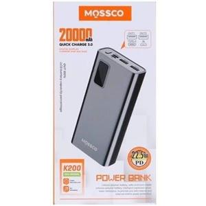 پاوربانک Mossco K200 ظرفیت ۲۰۰۰ mAh – گارانتی واقعی | دیجی جنوب