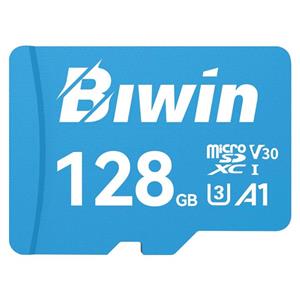 کارت حافظه microSDXC بیوین مدل MS100 کلاس 10 استاندارد UHS-I U3 V30 A1 سرعت 100MBps ظرفیت 128 گیگابایت