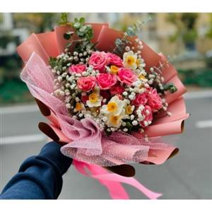 دسته گل نرگس و یاس برای جشن سال نو 222