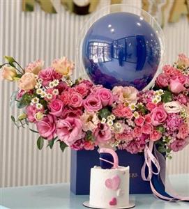 از کجا باکس گل و بادکنک برای جشن تولد نوزاد بخرم؟