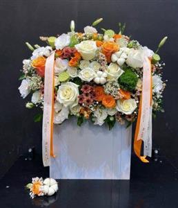باکس گل تبریک برای پدر