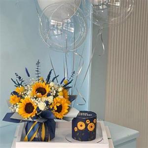 چطور سبد گل و بادکنک برای جشن تولد نوزاد دختر تهیه کنم؟