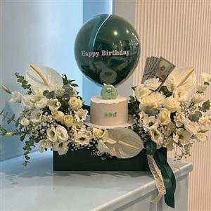 از کجا سبد گل و بادکنک برای جشن تولد شوهر خریداری کنم؟