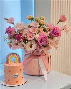 چگونه باکس گل و بادکنک برای جشن تولد کودکانه تهیه کنم؟