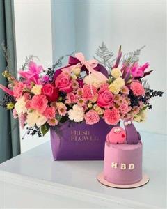 از کجا سبد گل و بادکنک برای جشن تولد خانم‌ها پیدا کنم؟