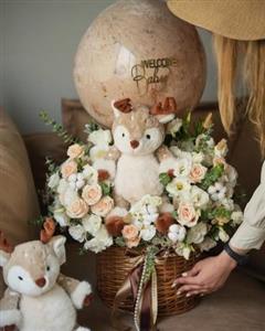 چطور دسته گل برای نوزاد دختر بخرم؟