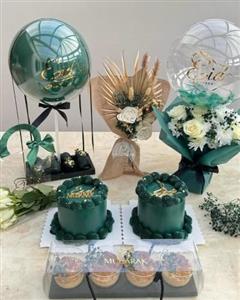 هدیه ی تولد همراه با گل و کیک برای دوست صمیمی