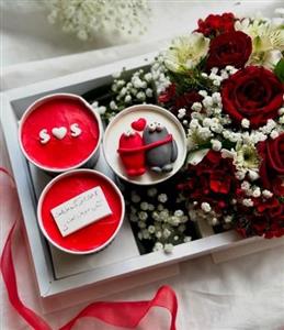 کیک تولد و گل برای تولد پسر جاری