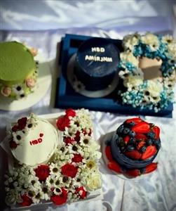 کیک تولد و گل برای تولد پسر دوست صمیمی