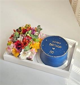 کیک و دسته گل به مناسبت روز وکیل