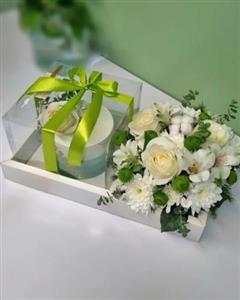 سبد گل و کیک به مناسبت روز صنعت و معدن