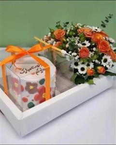 سبد گل و کیک به مناسبت عید سعید غدیر خم
