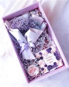 گل و کیک و عروسک بادکنک تبریک نوزاد به دنیا نیامده