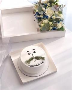 کیک تولد و باکس گل برای قصاب