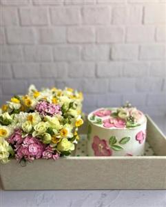 ایده برای خرید گل و کیک تولد نوزاد دختر