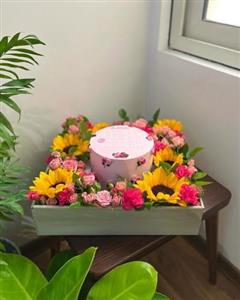 ایده برای خرید گل و کیک تولد یک نفره