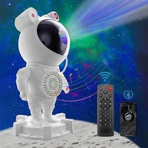 چراغ خواب کهکشانی و اسپیکر دار بلوتوثی طرح فضانورد مدل MXS003_اسباب بازی