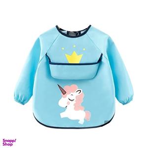 پیش بند نوزادی  مدل آستین  دار  یونی کورن شماره 3