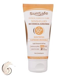 کرم ضدآفتاب سان‌سیف مدل سنسی فلوئید +SPF50، حجم 50 میلی‌لیتر