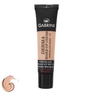 کرم پودر مایع SPF 15 کابرینی مدل Derma شماره 101 مناسب برای انواع پوست حجم 40 میلی‌لیتر