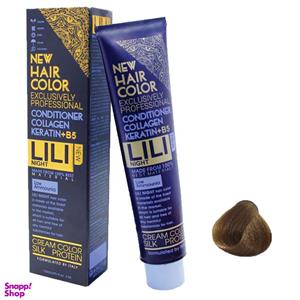 رنگ مو کم آمونیاک لی لی نایت (Lili Night) شماره 6.36 رنگ بلوند تنباکویی تیره حجم 120 میلی لیتر