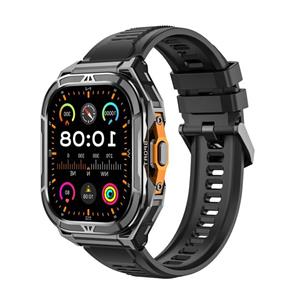 ساعت هوشمند 1.96 اینچی 49 میلیمتری ارو مدل ROCK با بند سیلیکونی