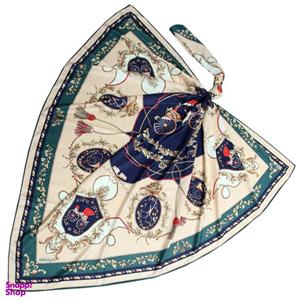 روسری زنانه آنالیا مدل ابریشم توییل بهاره کد 9802