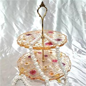 شیرینی خوری رزینی مدل گل بابونه 