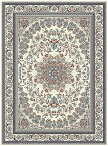 فرش مشهد 700 شانه تراکم 2550 طرح 722146D کرم تمام آکریلیک