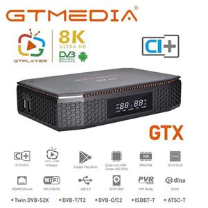 گیرنده 8K اندروید جی تی مدیا جی تی ایکس GTMEDIA GTX  نماد قدرت در گیرنده های جدید فرای کیفیت تصویر