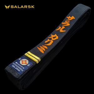 کمربند مشکی کیوکوشین کاراته استاندارد ژاپن 100%کتان