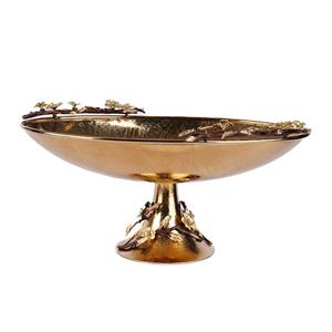 میوه خوری - شاخه لیلیان ظرف فلزی بیضی بزرگ برند ریتون 