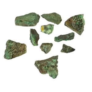 سنگ راف مدل مس فیروزه ای مجموعه 10 عددی