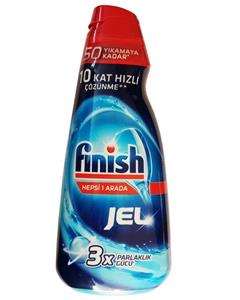 ژل ماشین ظرفشویی فینیش مدل 3x PARLAKLIK GUCU حجم 1000 میلی لیتر