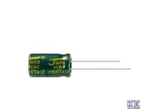 خازن الکترولیت مشکی 680uF 16v برند JWCO | بسته 20 عددی