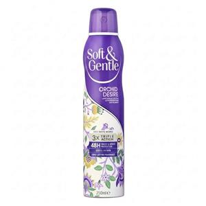 اسپری دئودورانت زنانه سافت اند جنتل مدل ORCHID DESIRE حجم 250 میلی‌لیتر