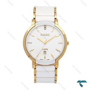 ساعت مردانه رادو CENTRIX کرنوگراف مشکی عقربه طلایی Rado-6935-G