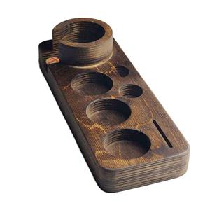 استند نگهدارنده تجهیزات قهوه مدل چوبی کد 51