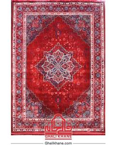 فرش تهران کلکسیون آوانگارد 1200 شانه طرح هریس لاکی سبز