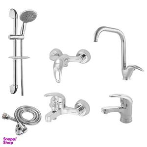 ست شیرآلات فاخته مدل اورانوس کد CH2 مجموعه 6 عددی
