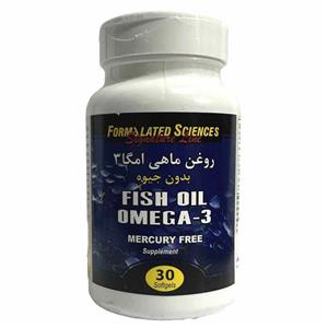 روغن ماهی امگا 3 بدون جیوه 30 عددی | سلامت قلب و مغز