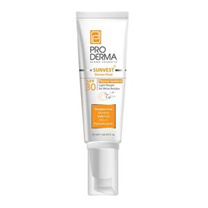 فلوئید ضد آفتاب SPF30 سان وست پرودرما