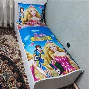 روتختی یک نفره دخترانه عروسکی باربی روش تشک باربی دخترانه باربی لندن