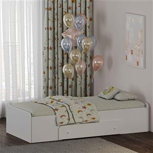 تخت خواب ملامینه یک نفره اعیان مدل FH966 سایز 80x180 سانتی متر