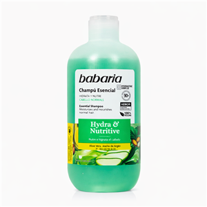 شامپو آبرسان و تغذیه‌کننده باباریا مدل Hydra & Nutritive مناسب مو نرمال (اصل)