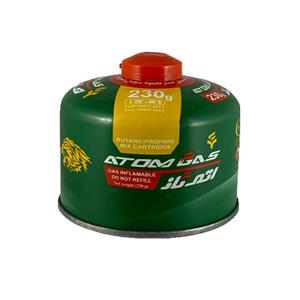 کپسول گاز سفری 230 گرمی  اتم گاز کد BUTANE230