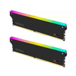 رم دسکتاپ DDR5 دو کاناله 6000 مگاهرتز CL28 وی کالر مدل XSky RGB ظرفیت 32 گیگابایت