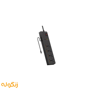 چندراهی برق گرین مدل GS-900 ظرفیت ۳۵۰۰ وات طول کابل ۳ متر
