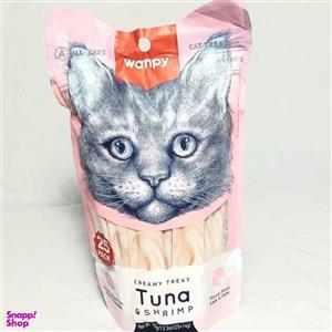 بستنی گربه ونپی مدل میگو بسته 25 عددی