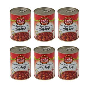 کنسرو لوبیا چیتی با سس گوجه فرنگی مائده - 380 گرم